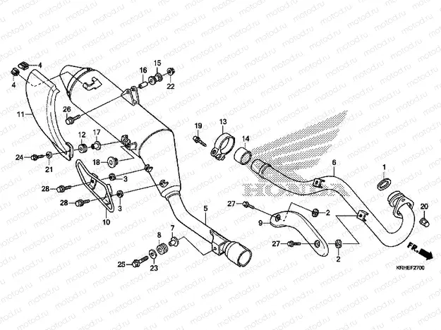 F-27 EXHAUST DRUM