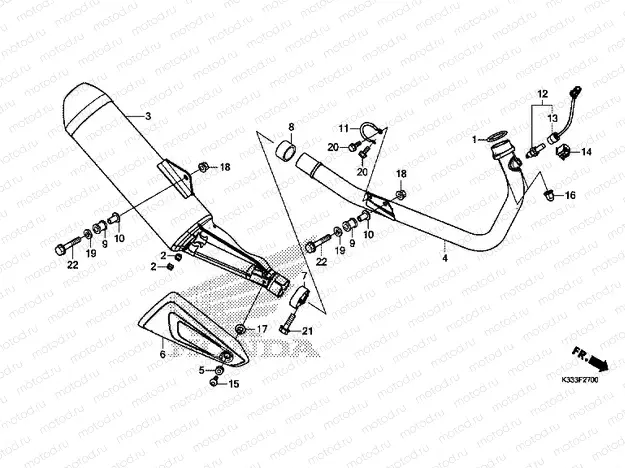 F-27 EXHAUST DRUM