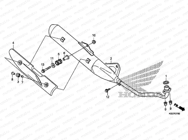 F-27 EXHAUST DRUM