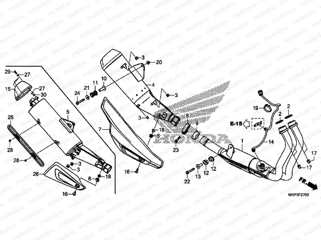 F-27 EXHAUST MUFFLER