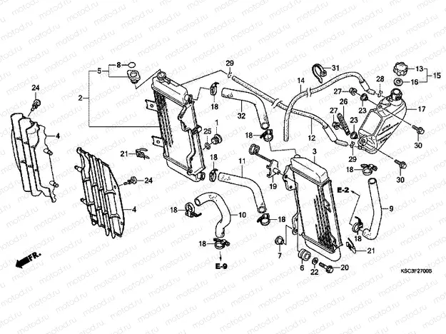 F-27 RADIATOR