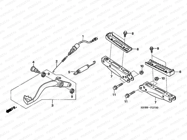 F-27 STEP/PEDAL