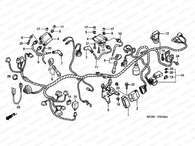 F-27 WIRE HARNESS
