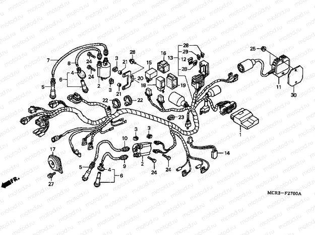 F-27 WIRING HARNESS