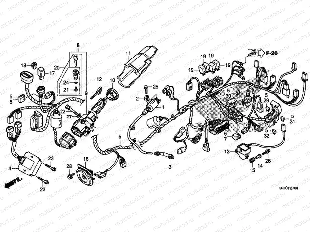 F-27 WIRING HARNESS