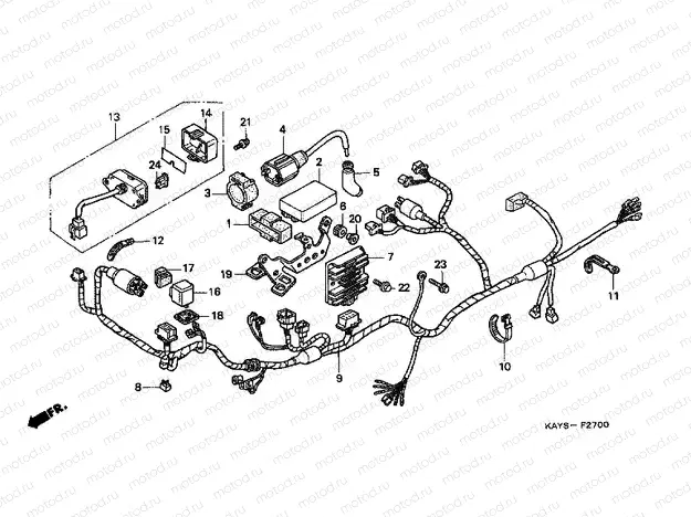 F-27 WIRING HARNESS
