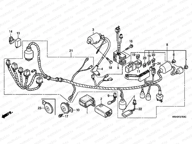 F-27 WIRING HARNESS