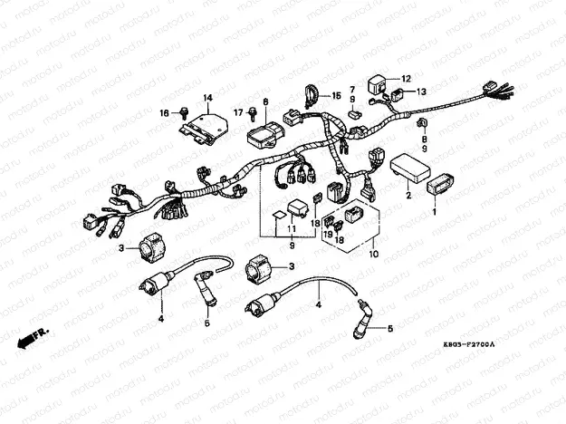 F-27 WIRING HARNESS / IGNITION COIL