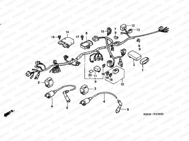 F-27 WIRING HARNESS / IGNITION COIL