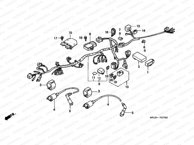 F-27 WIRING HARNESS / IGNITION COIL