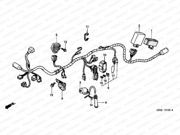 F-27 WIRING HARNESS / IGNITION COIL