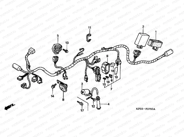 F-27 WIRING HARNESS / IGNITION COIL