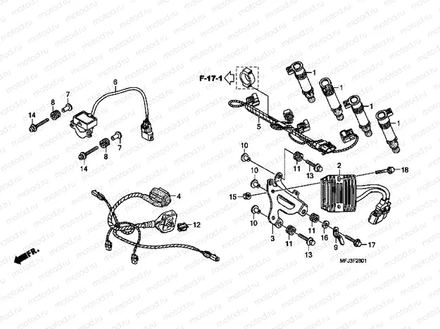 F-28-1 ADDITIONAL WIRING HARNESS