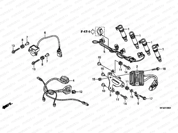F-28-1 ADDITIONAL WIRING HARNESS