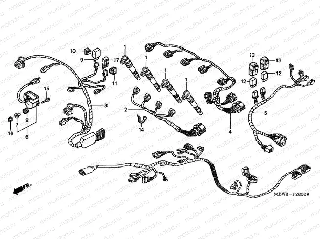 F-28-2 ADDITIONAL WIRING HARNESS