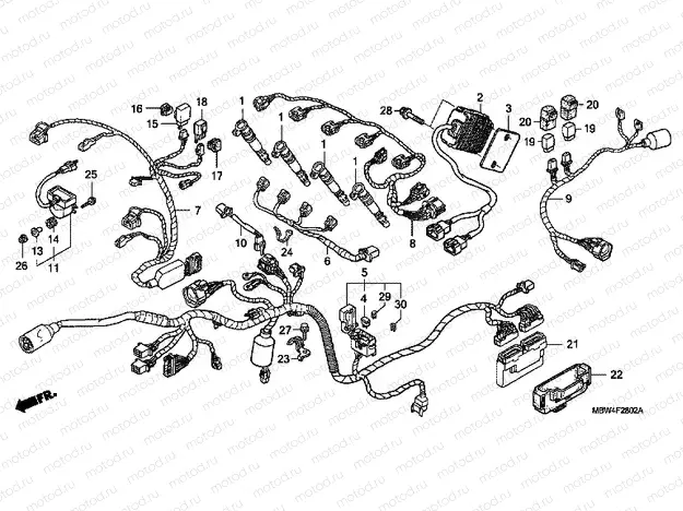 F-28-2 WIRING HARNESS (04 -06)