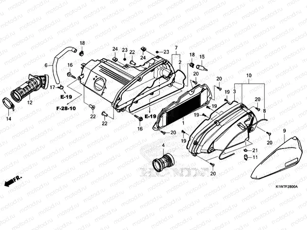F-28 AIR CLEANER