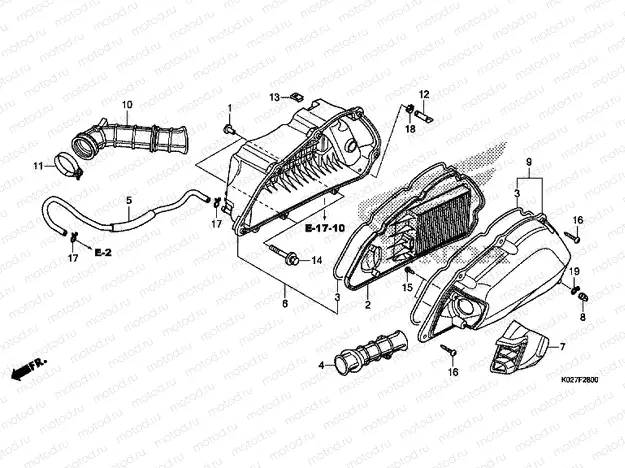 F-28 AIR FILTER