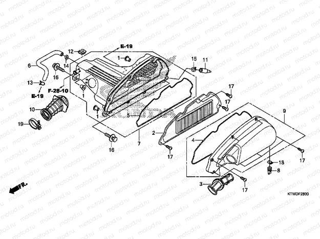 F-28 AIR FILTER