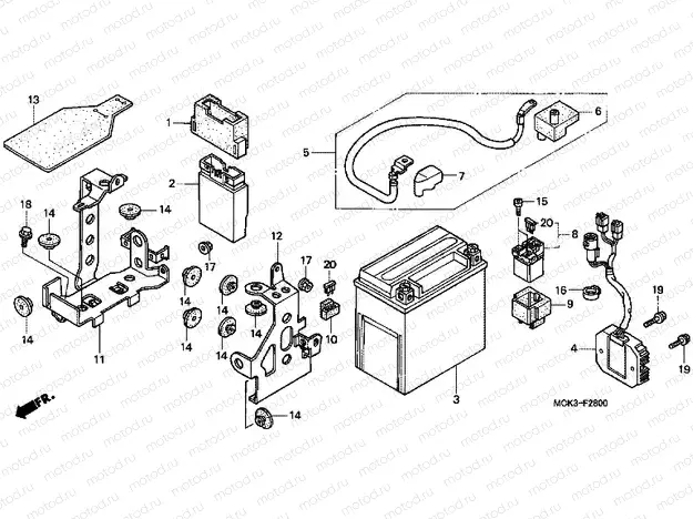 F-28 BATTERY