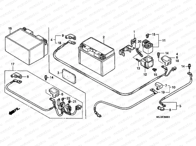 F-28 BATTERY