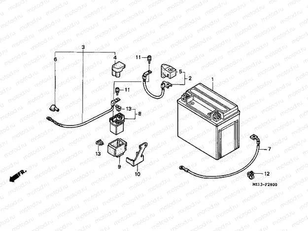 F-28 BATTERY