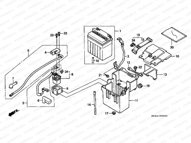F-28 BATTERY