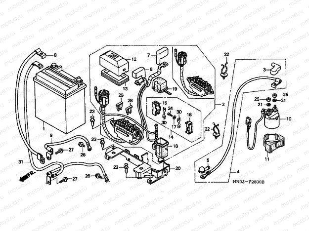 F-28 BATTERY