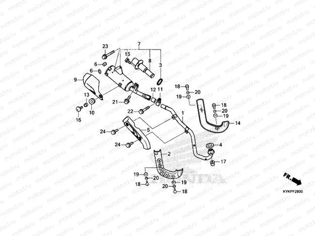 F-28 EXHAUST MUFFLER
