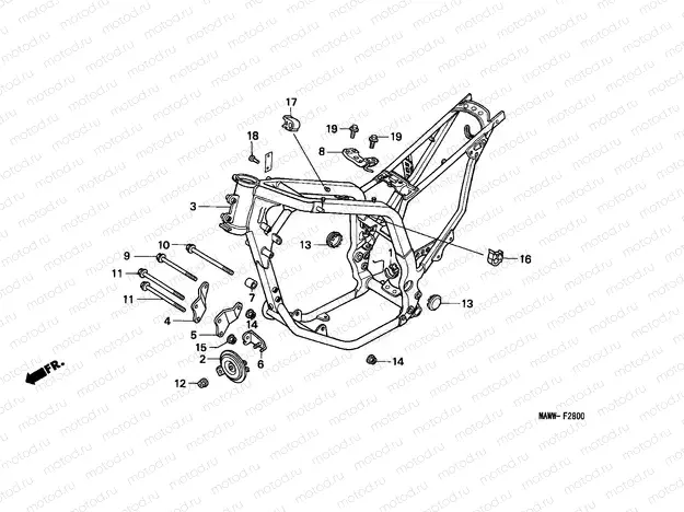 F-28 FRAME BODY