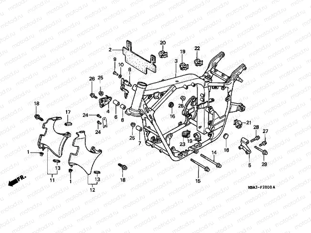 F-28 FRAME HOUSING