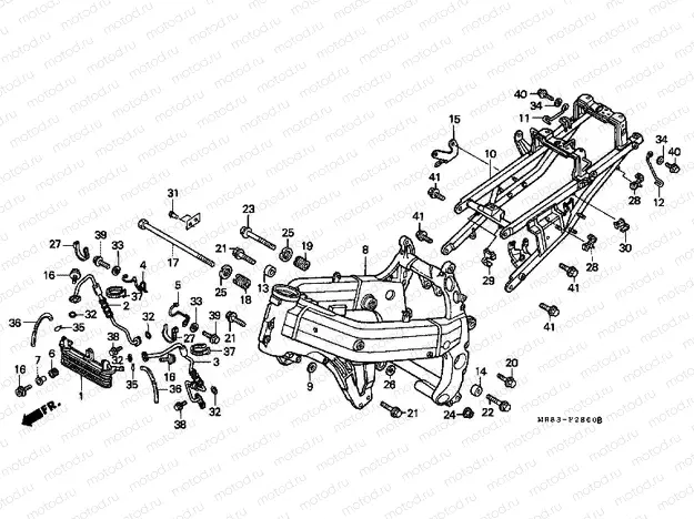 F-28 FRAME HOUSING
