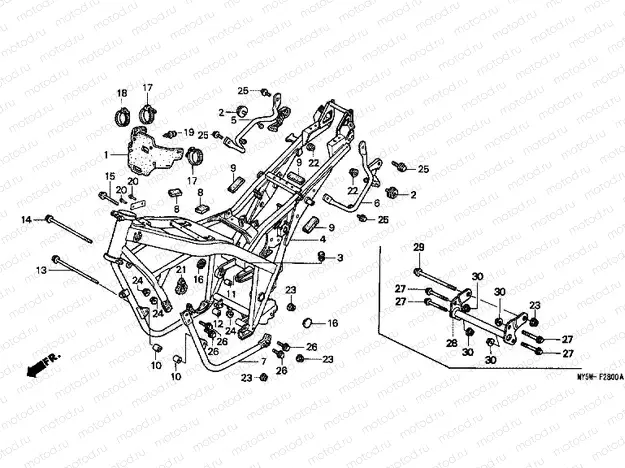 F-28 FRAME HOUSING
