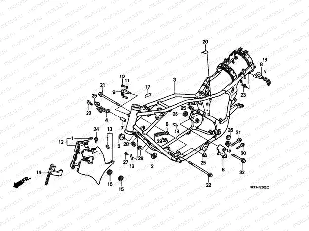 F-28 FRAME HOUSING