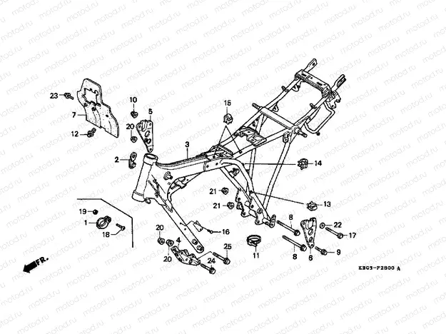 F-28 FRAME HOUSING