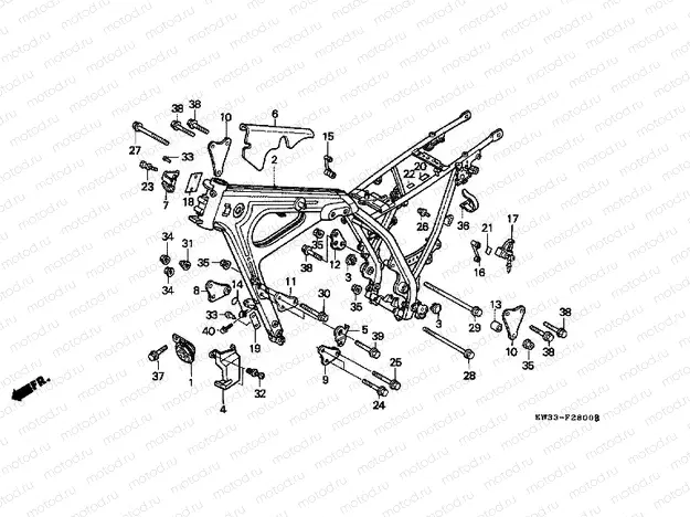 F-28 FRAME HOUSING