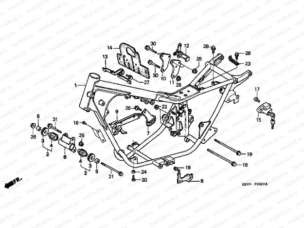 F-28 FRAME HOUSING