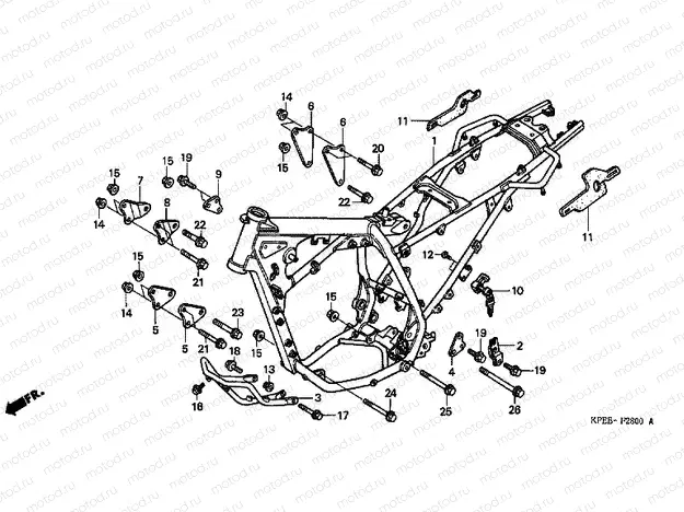 F-28 FRAME HOUSING