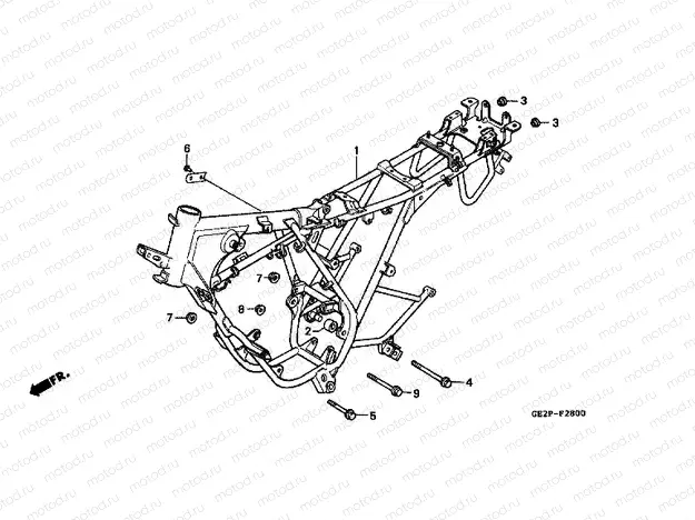 F-28 FRAME HOUSING