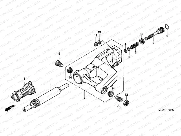 F-28 SWINGARM
