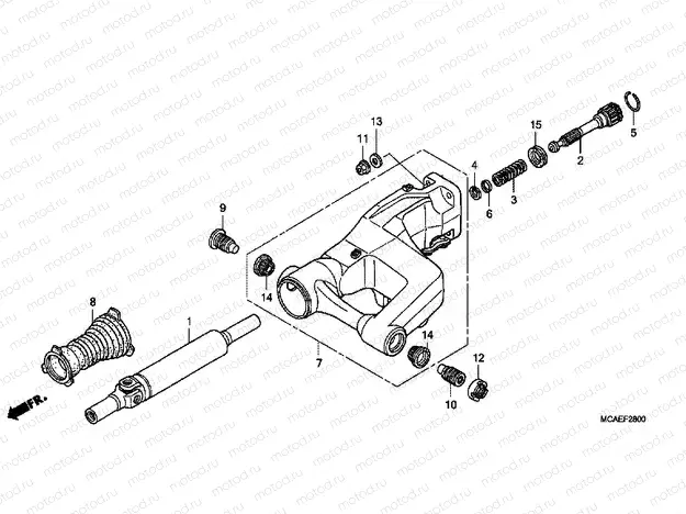 F-28 SWINGARM