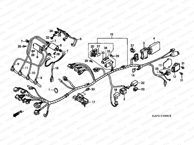 F-28 WIRE HARNESS
