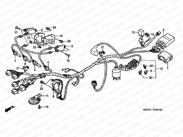 F-28 WIRING HARNESS (1)