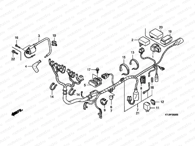 F-28 WIRING HARNESS