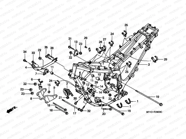 F-29 FRAME HOUSING