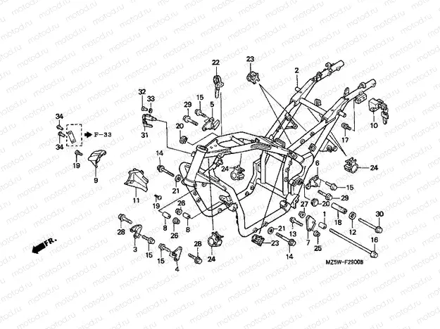 F-29 FRAME HOUSING