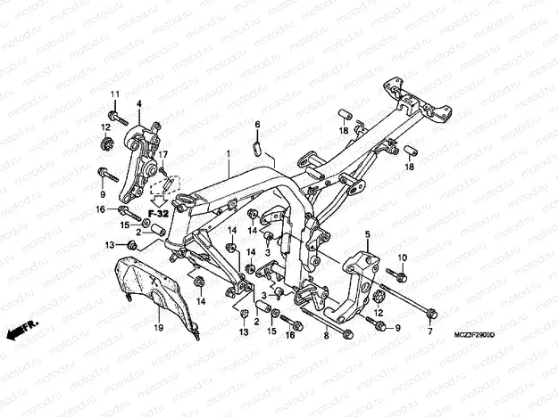 F-29 FRAME HOUSING