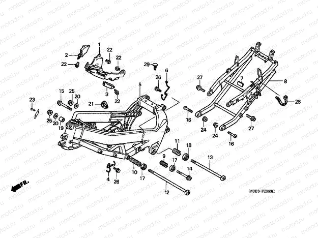 F-29 FRAME HOUSING