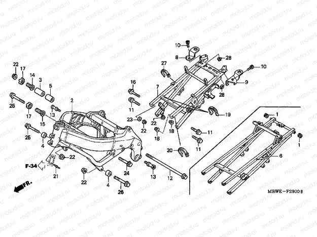 F-29 FRAME HOUSING