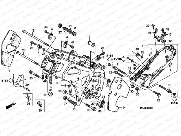 F-29 FRAME HOUSING